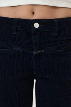 Relaxed Pants - Pedal Pusher Aus Breitcord Dark Night -Closed Geschaft C21002 38I 30 568 2