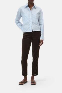 Relaxed Pants - Pedal Pusher Marsh Green