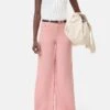 Wide Pants - Glow Up Peony Pink