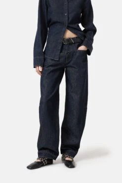 Relaxed Jeans -Lira-X Dark Blue