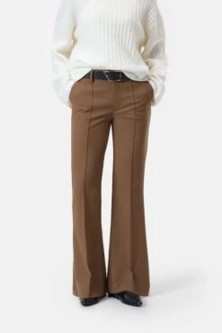 Flared Pants - Denair Light Mocha Brown