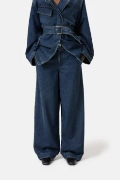 Wide Jeans - Wrenna Dark Blue