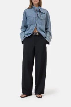 Wide Pants - Wrenna Black