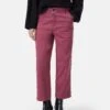 Relaxed Pants - Rovea Cherry Red