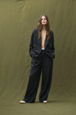 Wide Pants - Wynston Anthracite Melange -Closed Geschaft C21166 355 22 190 4