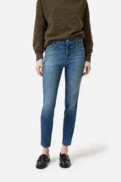 Skinny Jeans - Skinny Pusher Mid Blue