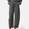 Barrel Jeans - Jazzie Dark Grey