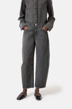 Barrel Jeans - Jazzie Dark Grey