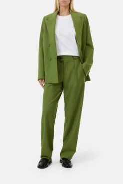 Wide Pants - Mawson Pistachio Green