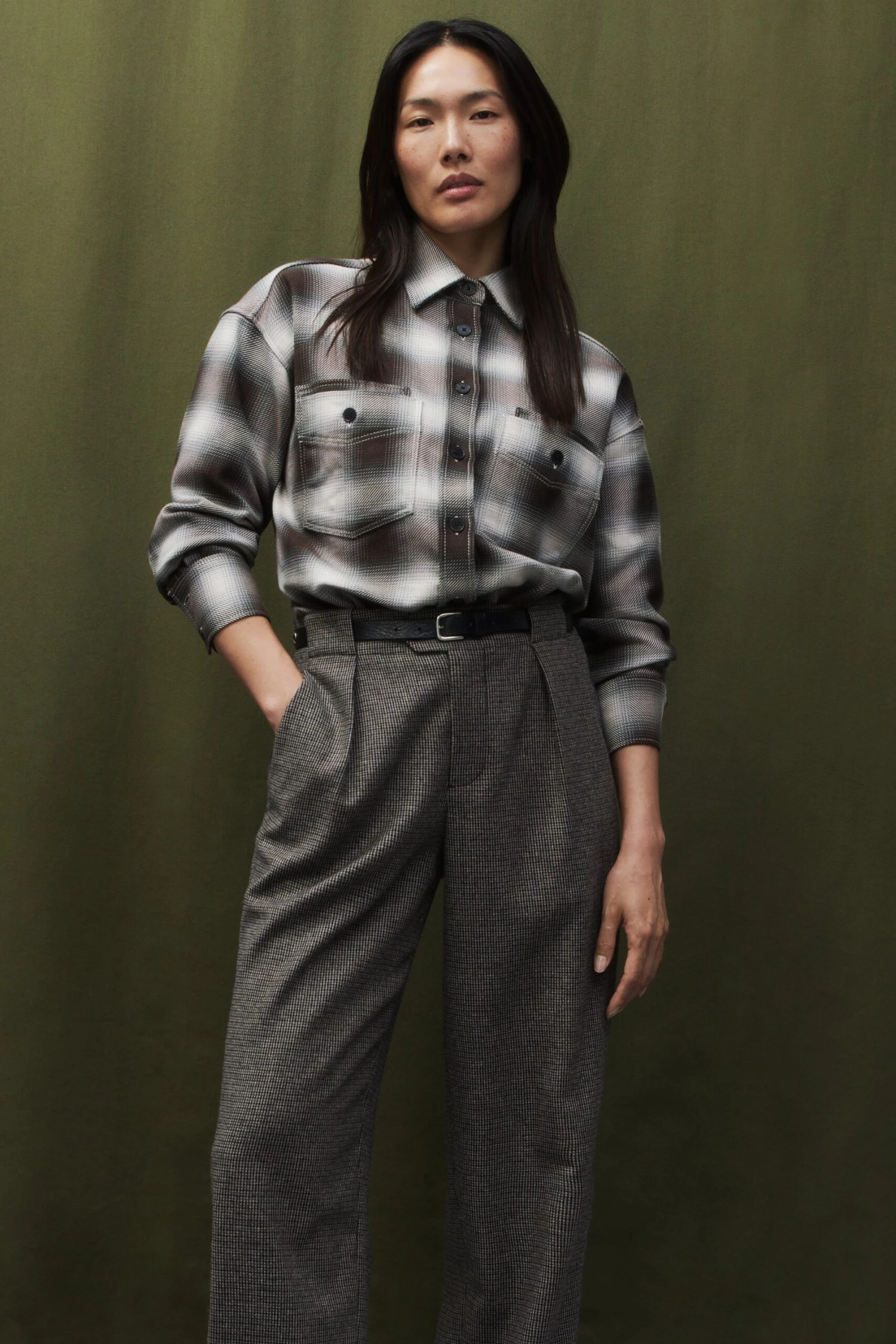 Wide Pants - Mawson Dark night Wide Pants - Mawson Dark Night -Closed Geschaft C21308 56E 22 568 4 scaled