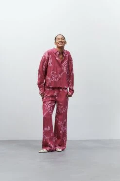 Wide Pants - Winona Cherry Red -Closed Geschaft C21338 267 P1 343 3