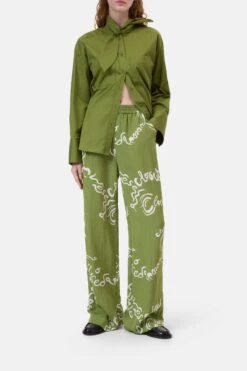 Wide Pants - Winona Pistachio Green
