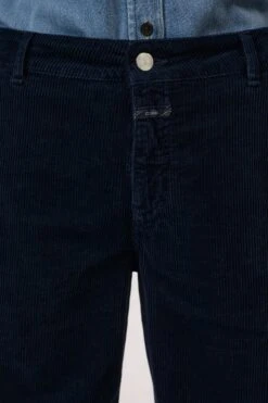 Wide Pants - Jurdy Aus Breitcord Dark Night -Closed Geschaft C21354 38I 30 568 2