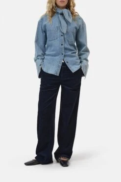 Wide Pants - Jurdy Aus Breitcord Dark Night