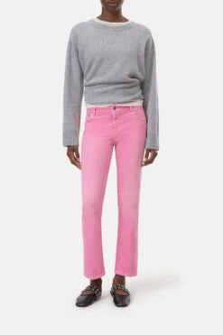 Straight Jeans - Junna Flamingo Pink