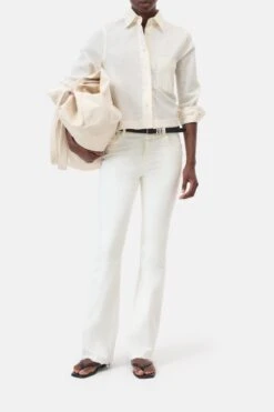 Flared Jeans - Jovanna Ivory