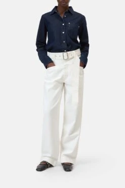 Wide Jeans - Deni-X Ivory