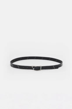 Ledergürtel Mit Nieten Black