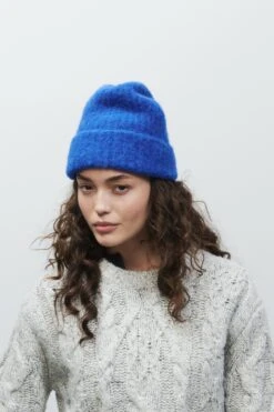 Strickmütze Aus Alpaka-Mix Galaxy Blue -Closed Geschaft C90680 984 22 590 2