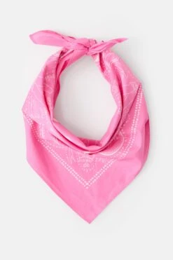 Bandana Aus Baumwolle Flamingo Pink