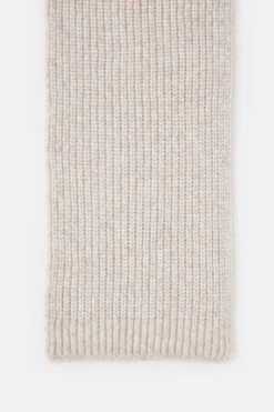 Schal Aus Alpaka-Mix-Garn Silt Grey -Closed Geschaft C90808 94T 22 198 2