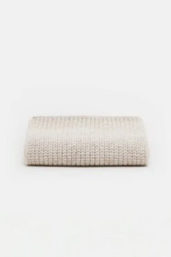 Schal Aus Alpaka-Mix-Garn Silt Grey