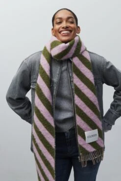 Schal Aus Alpaka-Woll-Mix Flamingo Pink -Closed Geschaft C90820 71B 22 863 3