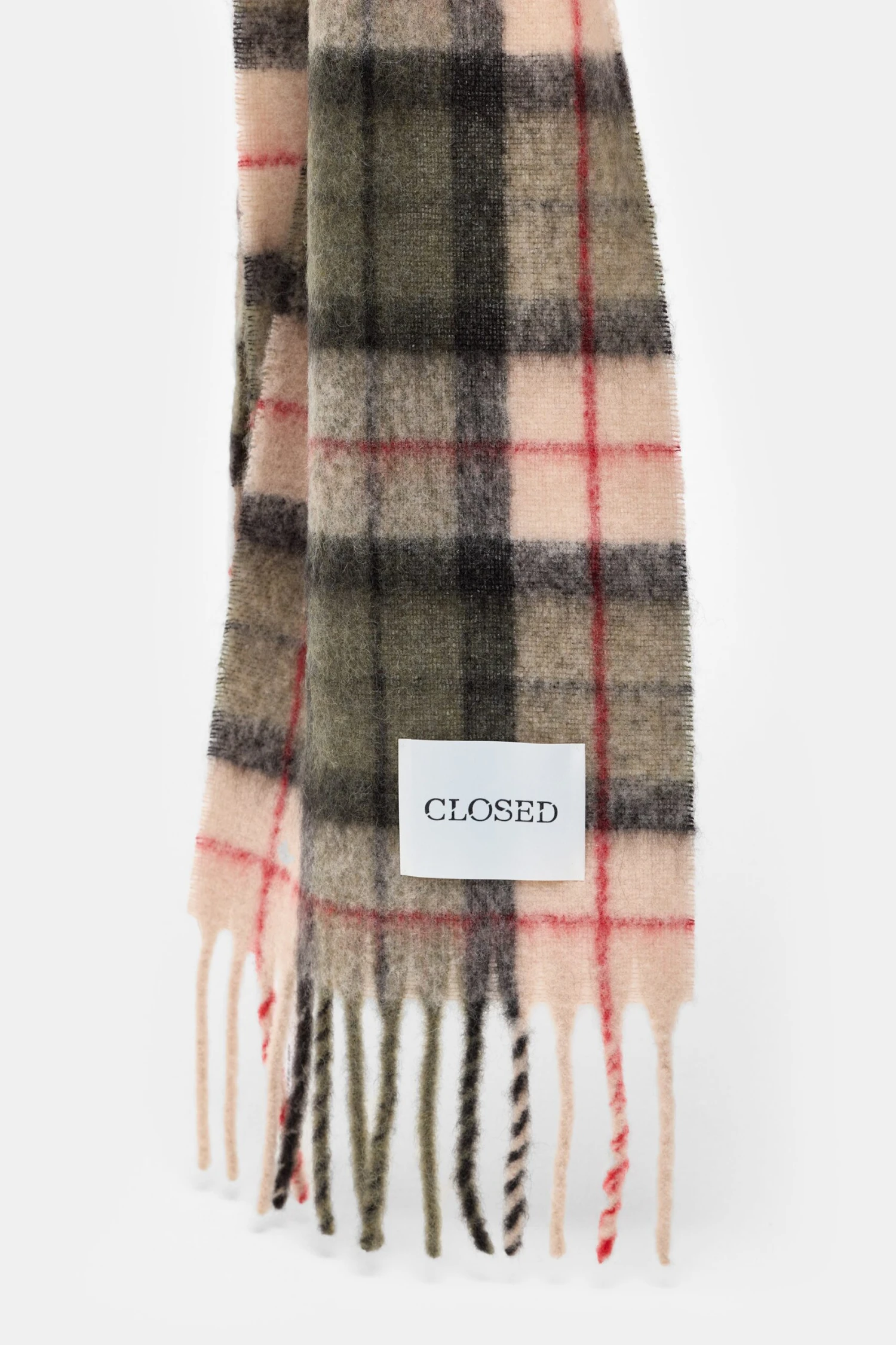 Karierter Schal aus Alpaka-Mix Pale pink Karierter Schal Aus Alpaka-Mix Pale Pink -Closed Geschaft C90823 70F 22 824 2 scaled