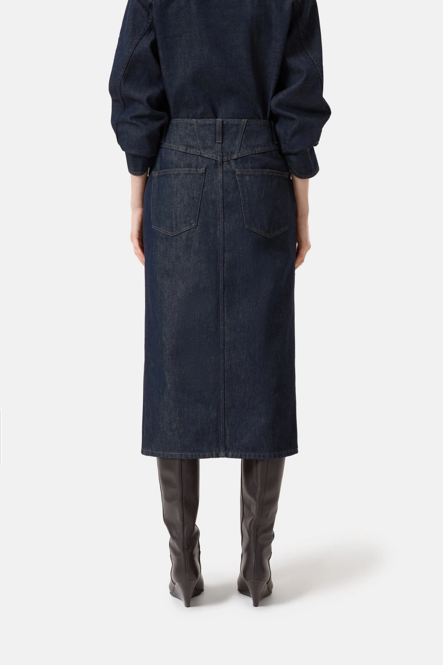 Denim-Rock mit Reißverschluss Dark blue Denim-Rock Mit Reißverschluss Dark Blue -Closed Geschaft C93346 18Y 19 DBL 1 scaled