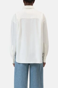 Bluse Aus Baumwolle-Mix Ivory 2 Bluse Aus Baumwolle-Mix Ivory -Closed Geschaft C94240 23M 22 218 2