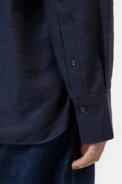 Asymmetrische Bluse Aus Baumwolle-Mix Smokey Blue 4 Asymmetrische Bluse Aus Baumwolle-Mix Smokey Blue -Closed Geschaft C94246 23M 22 506 4