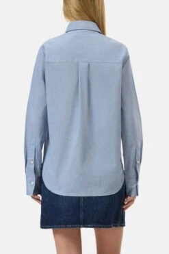 Bluse Aus Baumwoll-Mix Eclipse Blue -Closed Geschaft C94362 209 22 537 2