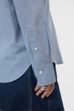 Bluse Aus Baumwoll-Mix Eclipse Blue -Closed Geschaft C94362 209 22 537 4