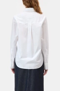 Klassische Bluse Aus Bio-Baumwolle White -Closed Geschaft C94362 252 22 200 2