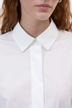 Klassische Bluse Aus Bio-Baumwolle White -Closed Geschaft C94362 252 22 200 3