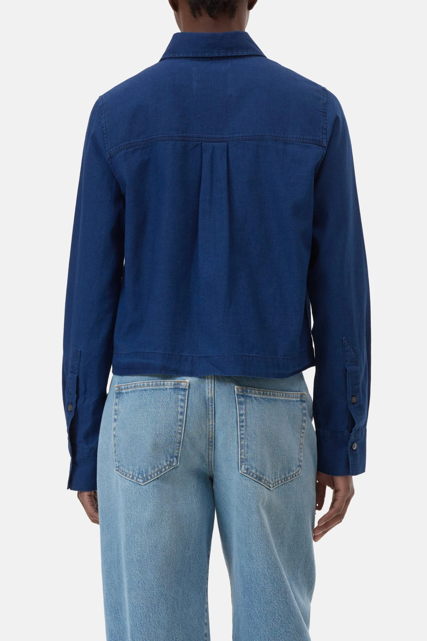 Kurzes Hemd aus Denim Dark blue Kurzes Hemd Aus Denim Dark Blue -Closed Geschaft C94375 19Y 27 DBL 2 scaled