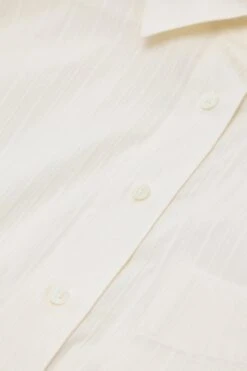 Cropped Bluse Aus Baumwolle Ecru -Closed Geschaft C94375 26O 22 201 6