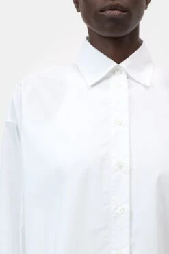 Cape-Bluse Aus Bio-Baumwolle White -Closed Geschaft C94619 252 22 200 3