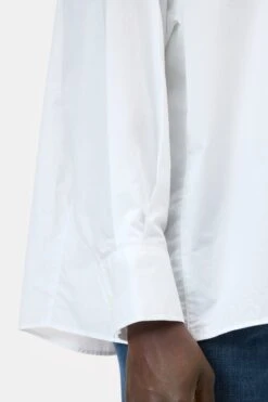 Cape-Bluse Aus Bio-Baumwolle White -Closed Geschaft C94619 252 22 200 4