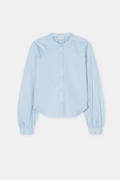Bluse Aus Bio-Baumwolle Powder Blue 6 Bluse Aus Bio-Baumwolle Powder Blue -Closed Geschaft C94630 252 22 585 6