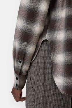 Oversized Bluse Mit Karomuster Dark Raisin Red 4 Oversized Bluse Mit Karomuster Dark Raisin Red -Closed Geschaft C94644 21J 22 856 4