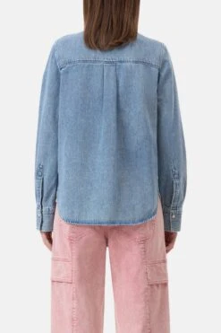 Hemd Aus Denim Light Blue -Closed Geschaft C94715 16F 3X LBL 2