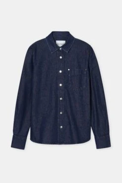 Klassische Denim-Bluse Dark Blue 7 Klassische Denim-Bluse Dark Blue -Closed Geschaft C94715 16L 2Y DBL 7