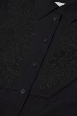 Hemd Mit Stickerei Black 6 Hemd Mit Stickerei Black -Closed Geschaft C94888 26K EM 100 6
