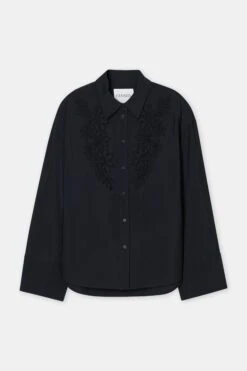 Hemd Mit Stickerei Black 7 Hemd Mit Stickerei Black -Closed Geschaft C94888 26K EM 100 7