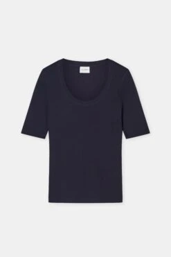 T-Shirt Aus Baumwoll-Modal Dark Night -Closed Geschaft C95021 420 22 568 5