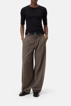 T-Shirt Aus Baumwoll-Mix Black