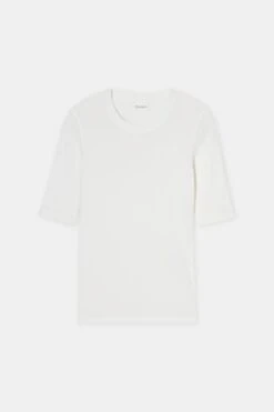 T-Shirt Aus Baumwoll-Mix Ivory -Closed Geschaft C95025 420 22 218 4