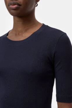 T-Shirt Aus Baumwoll-Mix Dark Night -Closed Geschaft C95025 420 22 568 3