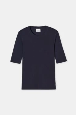 T-Shirt Aus Baumwoll-Mix Dark Night -Closed Geschaft C95025 420 22 568 4